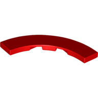 Tile 4 x 4 Curved, Macaroni (27507)