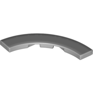 Tile 4 x 4 Curved, Macaroni (27507)