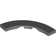 Tile 4 x 4 Curved, Macaroni (27507)