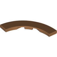 Tile 4 x 4 Curved, Macaroni (27507)