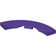 Tile 4 x 4 Curved, Macaroni (27507)