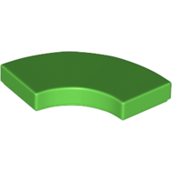 Tile 2 x 2 Curved, Macaroni (27925)