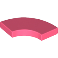 Tile 2 x 2 Curved, Macaroni (27925)