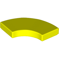Tile 2 x 2 Curved, Macaroni (27925)