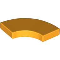 Tile 2 x 2 Curved, Macaroni (27925)