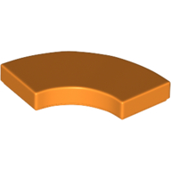 Tile 2 x 2 Curved, Macaroni (27925)