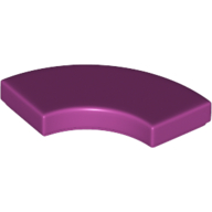 Tile 2 x 2 Curved, Macaroni (27925)
