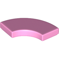 Tile 2 x 2 Curved, Macaroni (27925)