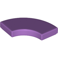 Tile 2 x 2 Curved, Macaroni (27925)