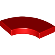 Tile 2 x 2 Curved, Macaroni (27925)