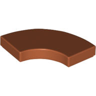 Tile 2 x 2 Curved, Macaroni (27925)