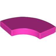 Tile 2 x 2 Curved, Macaroni (27925)