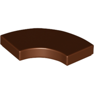 Tile 2 x 2 Curved, Macaroni (27925)