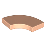 Tile 2 x 2 Curved, Macaroni (27925)