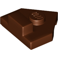 Plate Special 2 x 2 Wedge, Center Stud, 1 x 1/2 Raised Tab (27928)