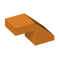 Slope 45° 2 x 1 with 2/3 Inverted Cutout and no stud (28192)