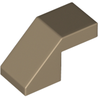 Slope 45° 2 x 1 with 2/3 Inverted Cutout and no stud (28192)