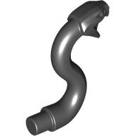 Animal, Snake Head with Open Mouth, Fangs and Curved Neck with Bar (28588)
