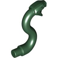 Animal, Snake Head with Open Mouth, Fangs and Curved Neck with Bar (28588)