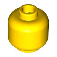 Minifig Head [Plain] [Vented Stud - 2 Holes] (28621)