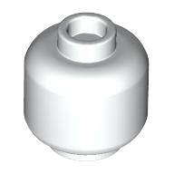Minifig Head [Plain] [Vented Stud - 2 Holes] (28621)