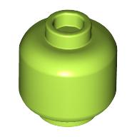 Minifig Head [Plain] [Vented Stud - 2 Holes] (28621)