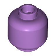 Minifig Head [Plain] [Vented Stud - 2 Holes] (28621)