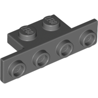 Bracket 1 x 2 - 1 x 4 [Rounded Corners at Bottom, Square Corners at Top] (28802)