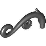 Curled Decorative Ornament with Bar (28870)