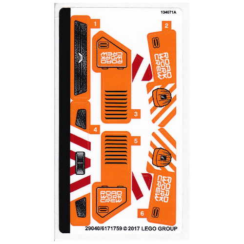 Sticker Sheet for Set 42060-1 (29040)