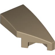 Slope Curved 2 x 1 with Stud Notch Right (29119)