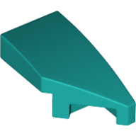 Slope Curved 2 x 1 with Stud Notch Right (29119)