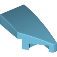 Slope Curved 2 x 1 with Stud Notch Right (29119)