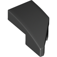 Slope Curved 2 x 1 with Stud Notch Left (29120)