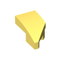 Slope Curved 2 x 1 with Stud Notch Left (29120)