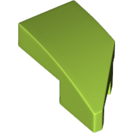 Slope Curved 2 x 1 with Stud Notch Left (29120)
