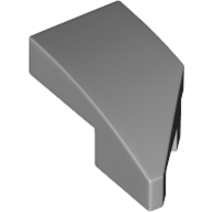 Slope Curved 2 x 1 with Stud Notch Left (29120)