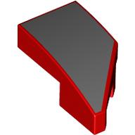 Slope Curved 2 x 1 with Stud Notch Left with Silver Surface print (29120pr0002)