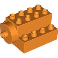 Duplo Brick 4 x 4 x 2 with Large Rotor Mounting (Ferris Wheel) (29141)