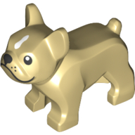 Animal, Dog, French Bulldog, Grumpy Face with Black Nose and Mouth, White Spot on Forehead Print (29602pr0001)