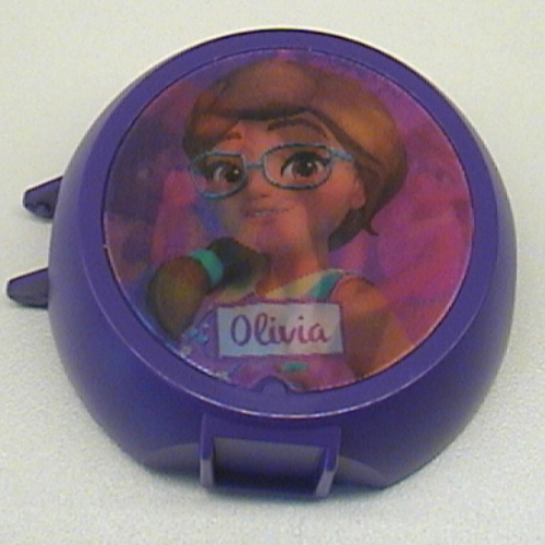 Pod, Round, Half Front with Friends Olivia Sticker (29630pr0007)