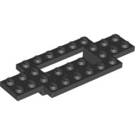 Vehicle Base 4 x 10 x 2/3 with 4 x 2 Recessed Center with Smooth Underside (30029)