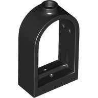 Window 1 x 2 x 2 2/3 with Rounded Top (30044)