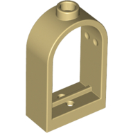 Window 1 x 2 x 2 2/3 with Rounded Top (30044)