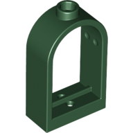 Window 1 x 2 x 2 2/3 with Rounded Top (30044)