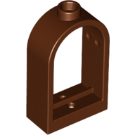 Window 1 x 2 x 2 2/3 with Rounded Top (30044)