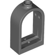 Window 1 x 2 x 2 2/3 with Rounded Top (30044)