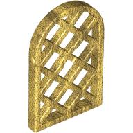 Window 1 x 2 x 2 2/3 Pane Lattice Diamond with Rounded Top (30046)