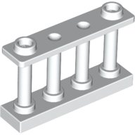 Fence Spindled 1 x 4 x 2 [2 Top Studs] (30055)
