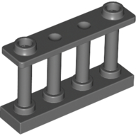 Fence Spindled 1 x 4 x 2 [2 Top Studs] (30055)